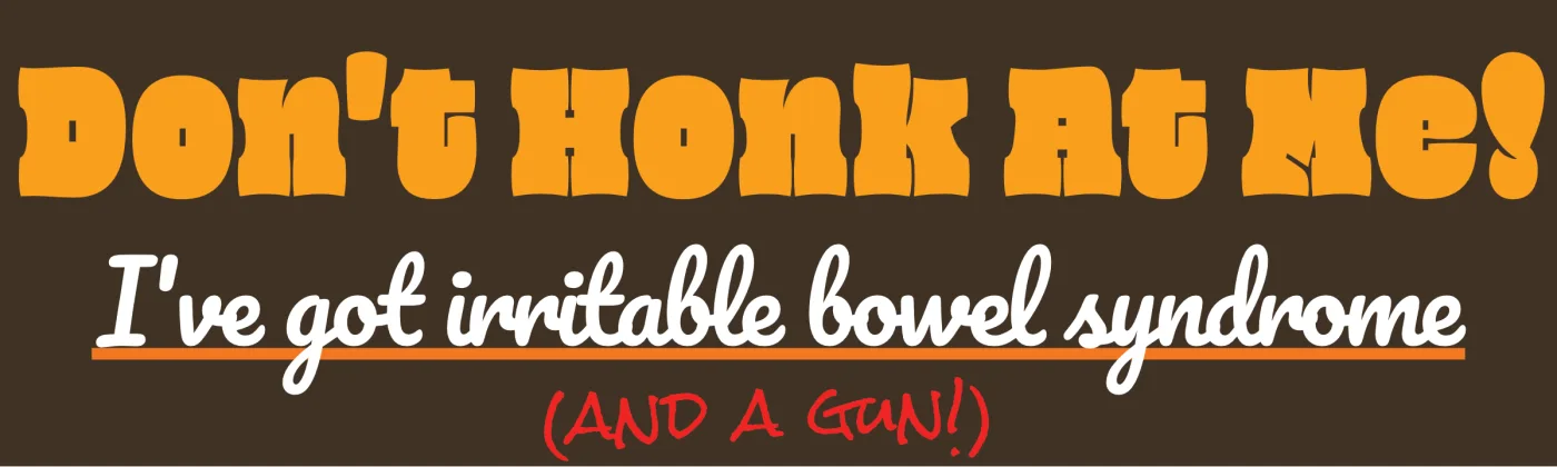 No Honking sticker