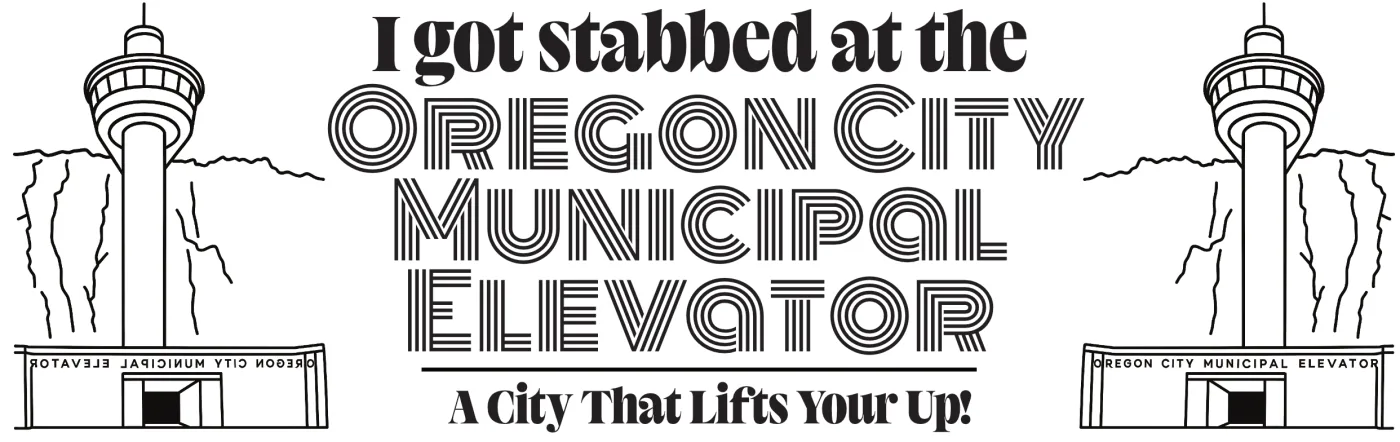 Oregon City Elevator sticker