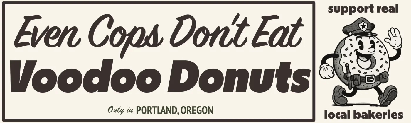 Portland's Worst Donuts sticker
