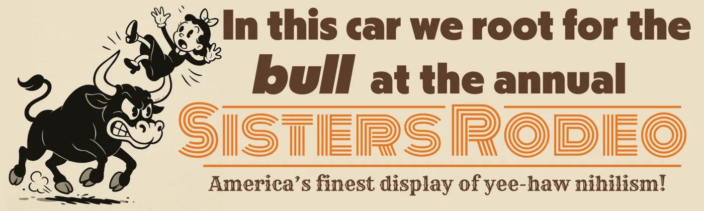 Sisters at the Rodeo sticker
